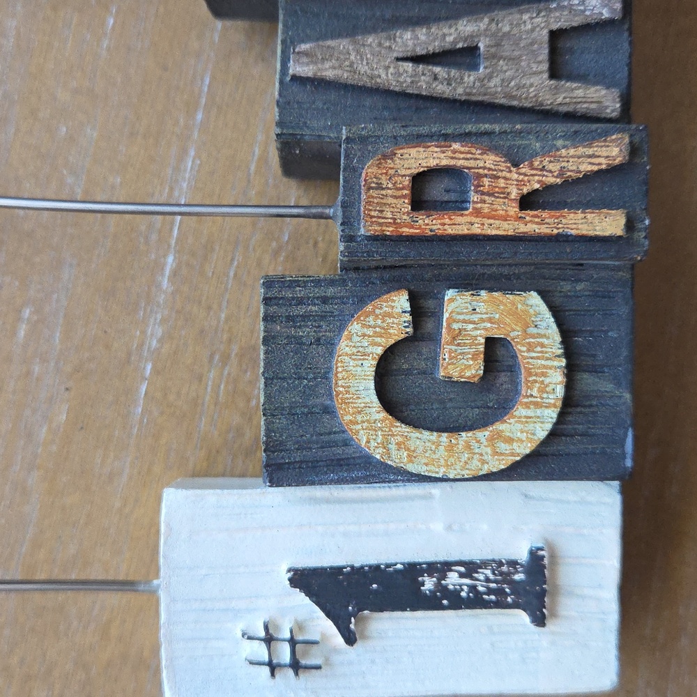 Grandpa Photo Holder with Multicolor Letters - Picture 7 of 10